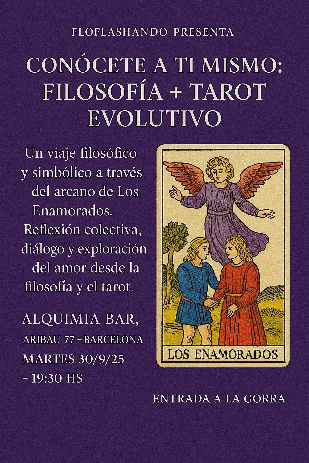 Conocete a ti mismo: Filosof\u00eda + Tarot Evolutivo