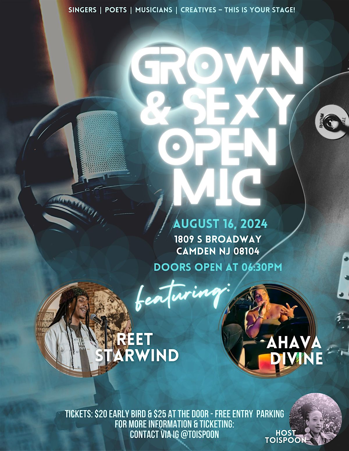 Grown & Sexy Open Mic: Who Am I?