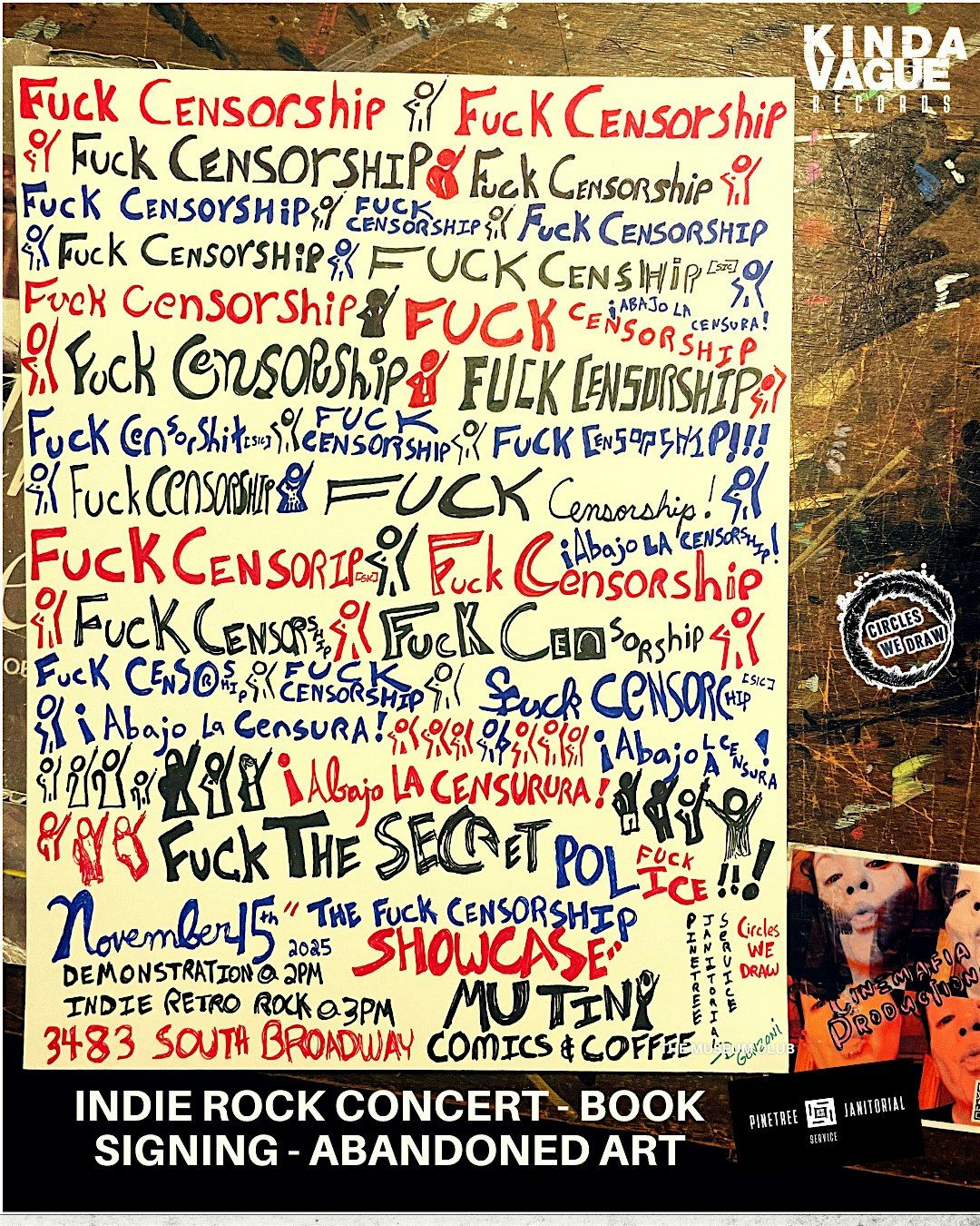 Kinda Vague Records: Fuck Censorship Showcase