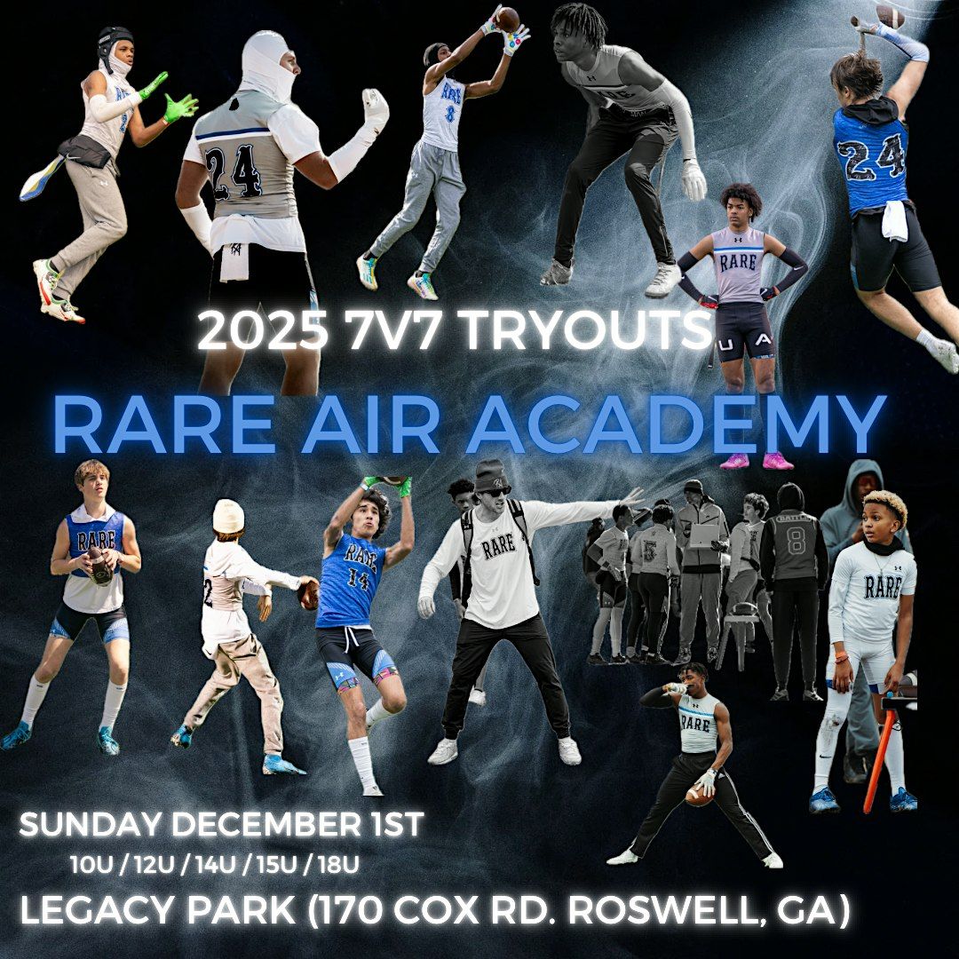 Rare Air Academy 2025 7v7 Tryouts