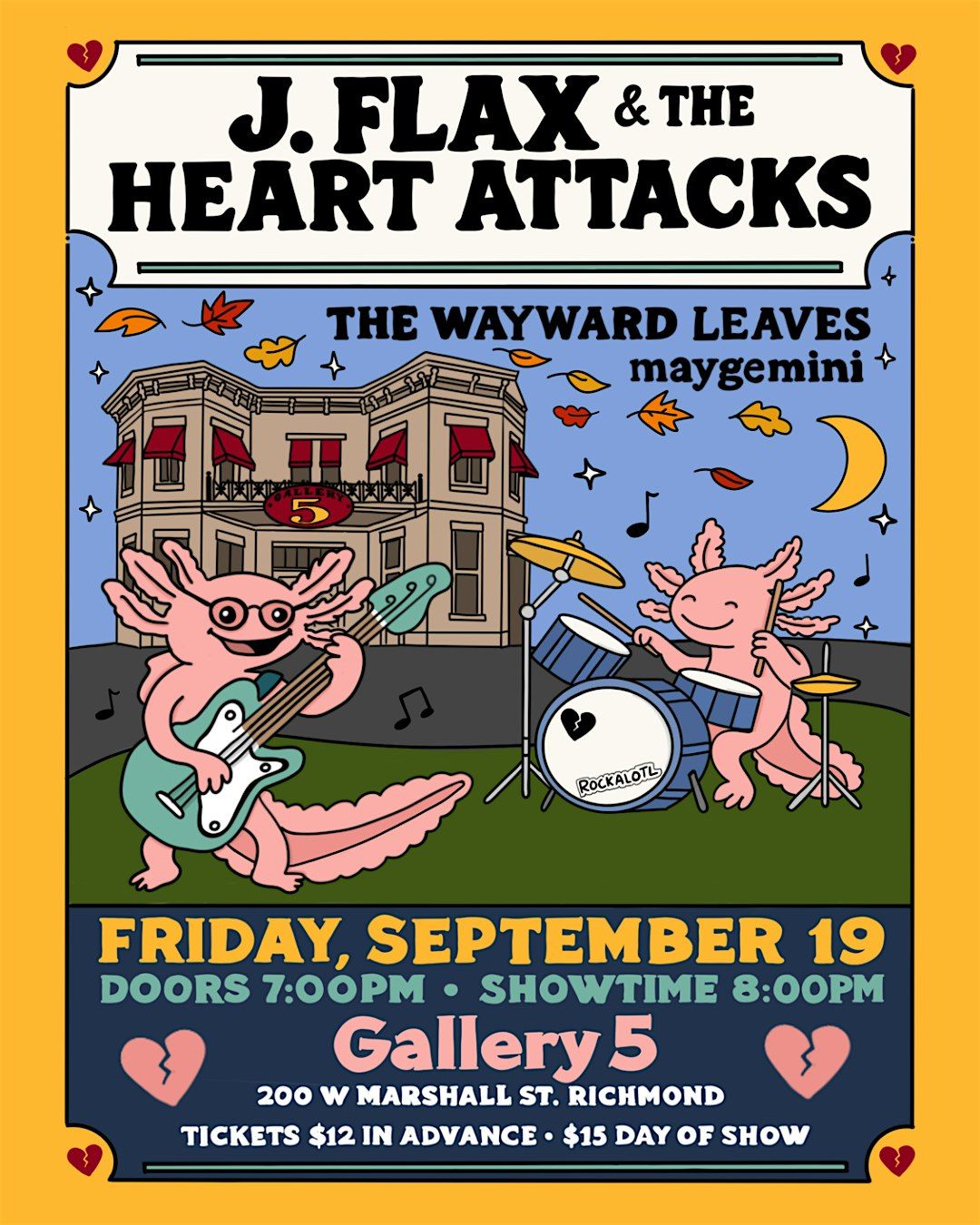 J. Flax and the Heart Attacks, The Wayward Leaves, maygemini