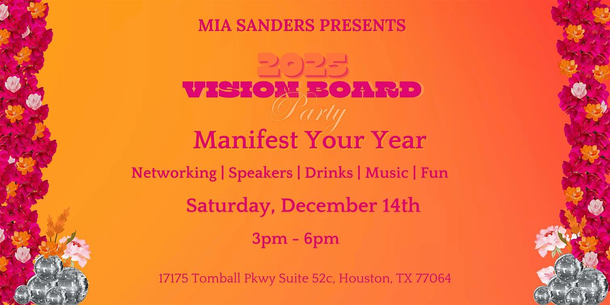 Manifest Your Year Vision Board Party