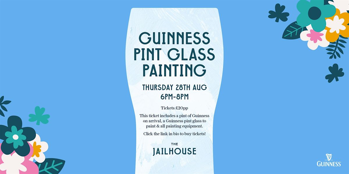 Guinness Pint Glass Painting