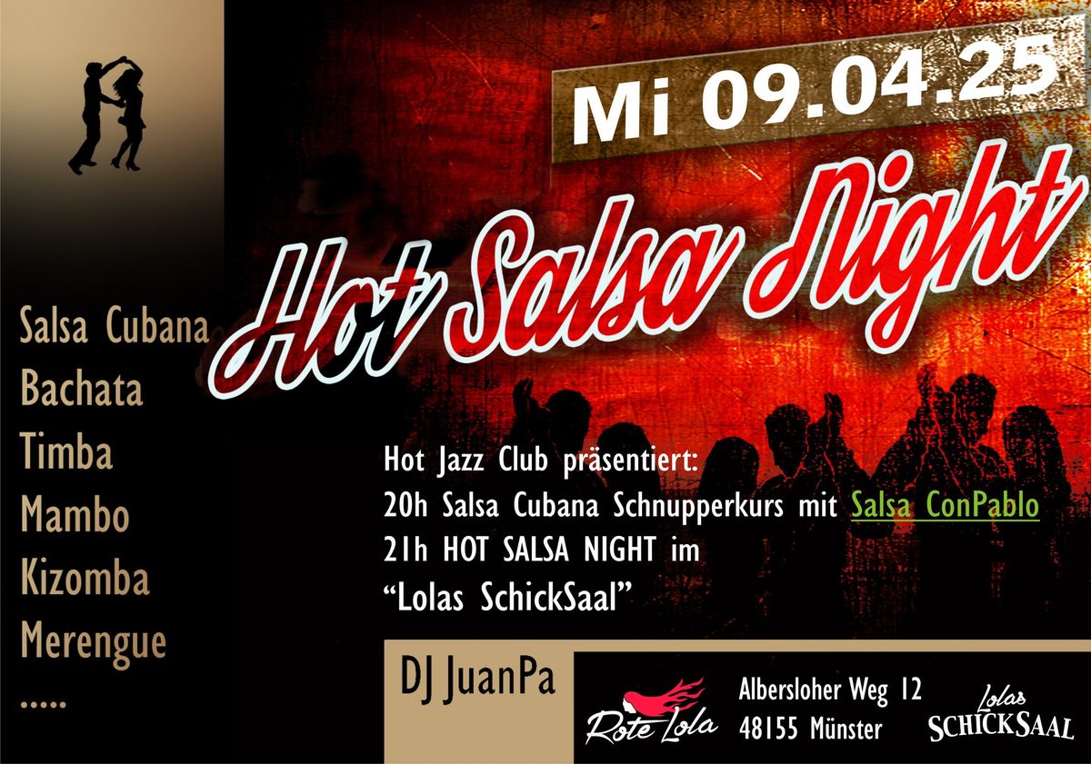 Hot Salsa & Bachata Night im Lolas SchickSaal