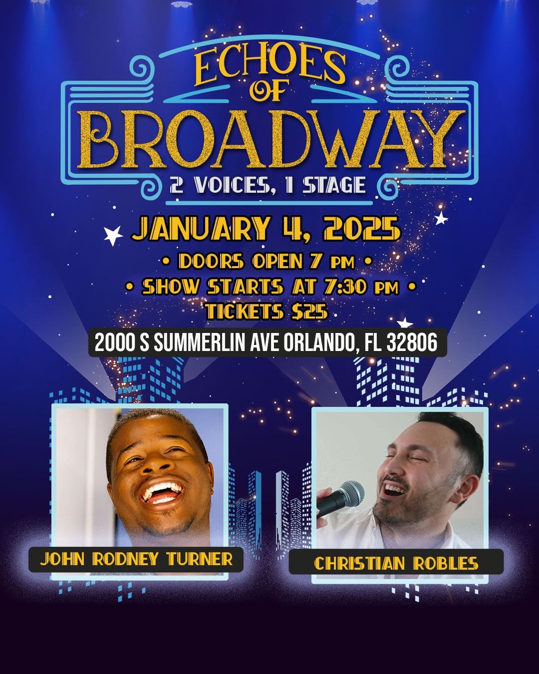 Echoes of Broadway: Two Voices, One Stage 