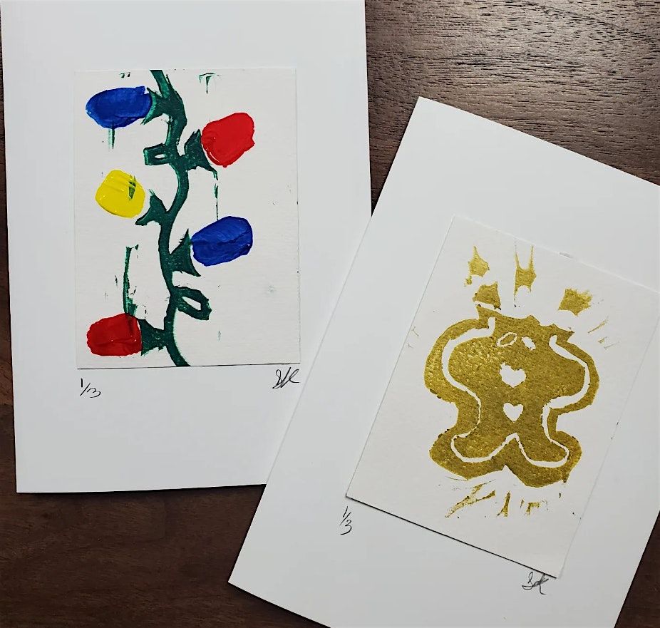 Printmaking Christmas Cards