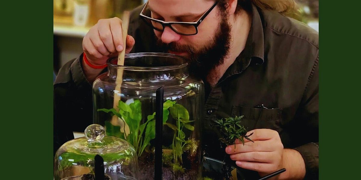 Father's Day Terrariums with Zebra-striped Isopods