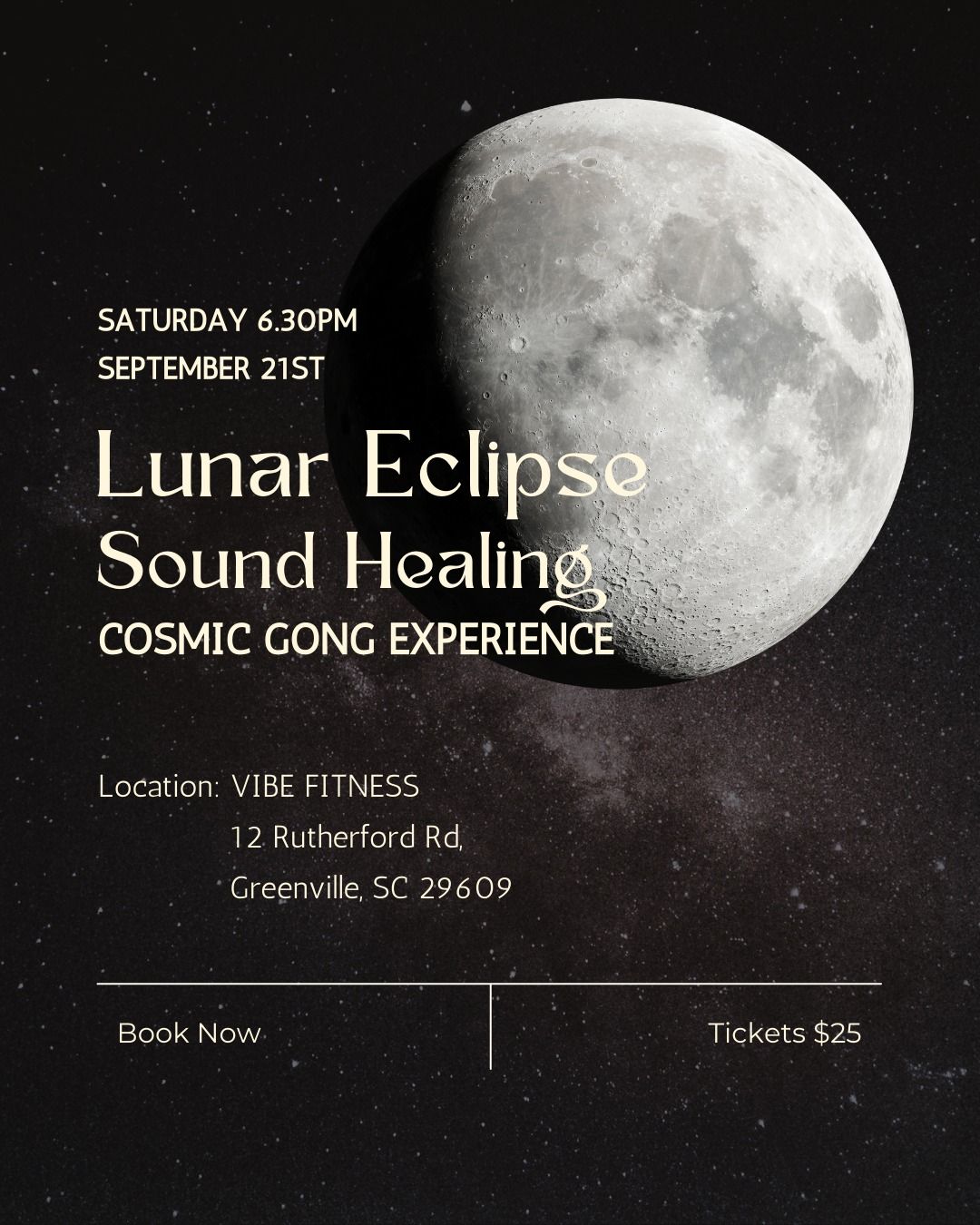 \ud83c\udf15 Cosmic Sound Healing at Vibe Fitness \ud83c\udf15