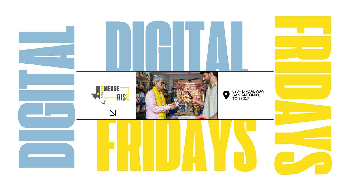\u26a1 Digital First Fridays \u2013 Drop-In Lab