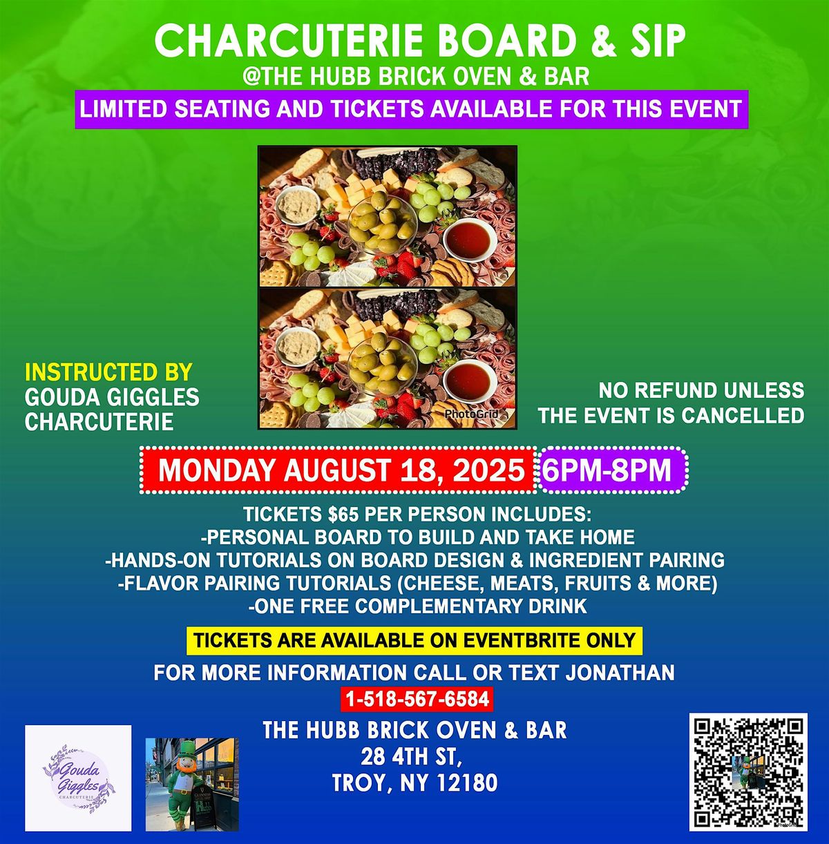 Charcuterie Board & Sip