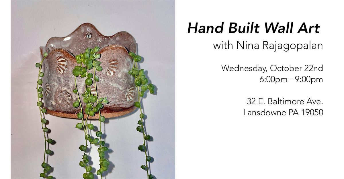 Ceramic Hand Built Wall Art