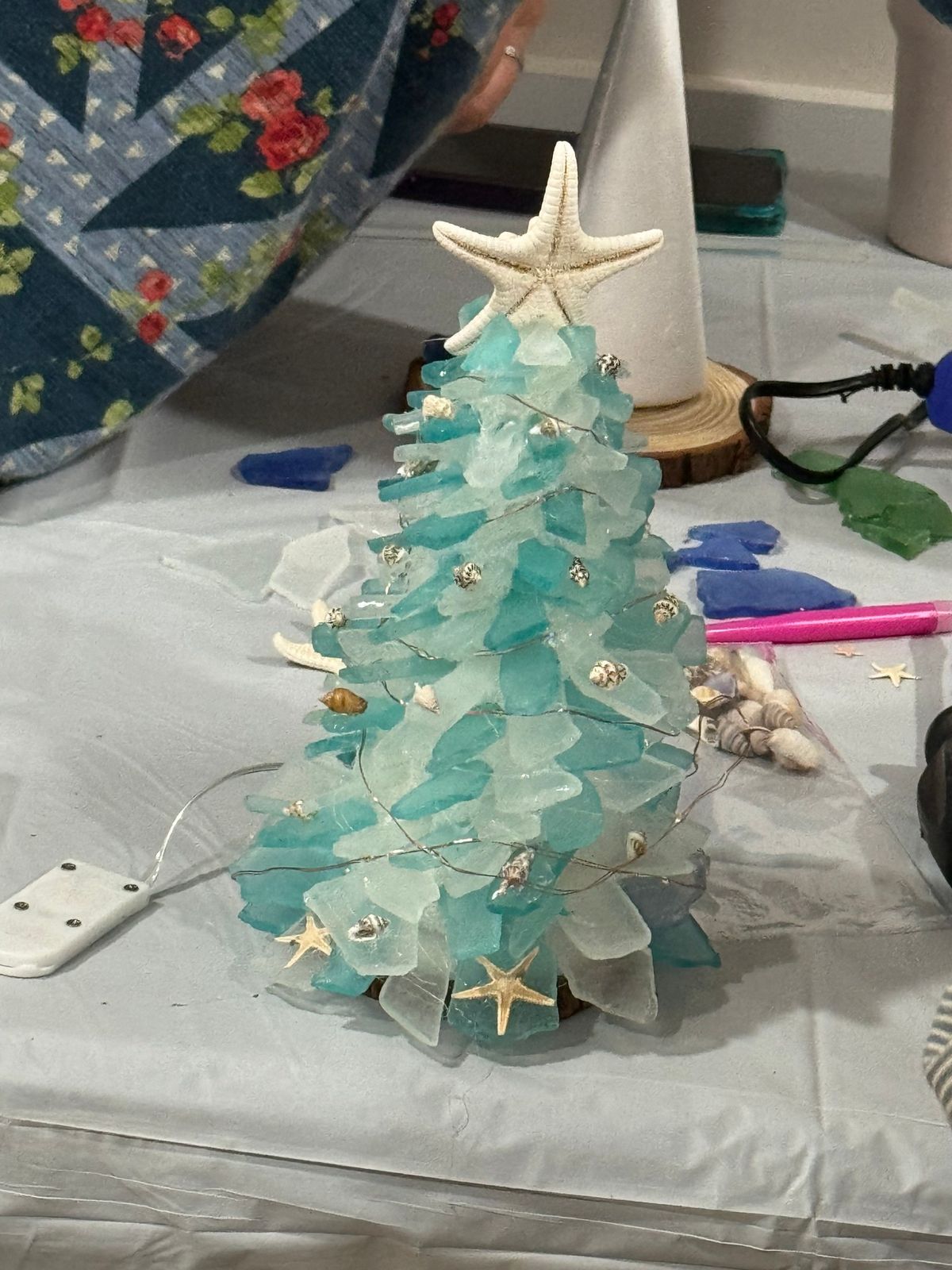 Sea glass Christmas Tree 