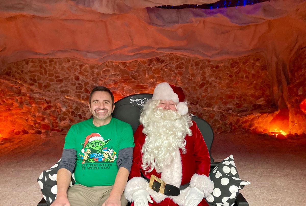 Santa Pictures in the Salt Cave