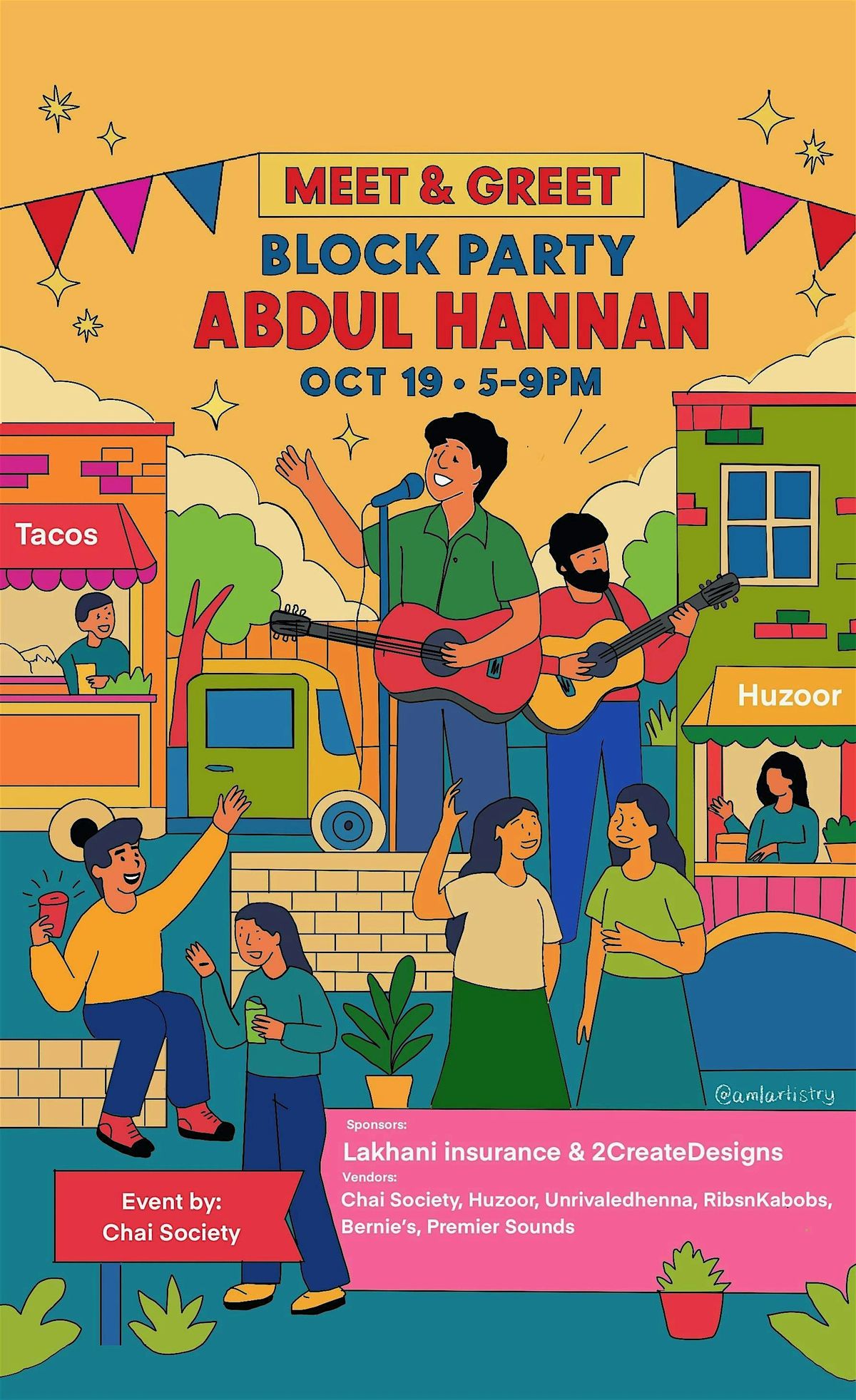 Abdul Hannan Meet & Greet \u2013 Chai Society Block Party