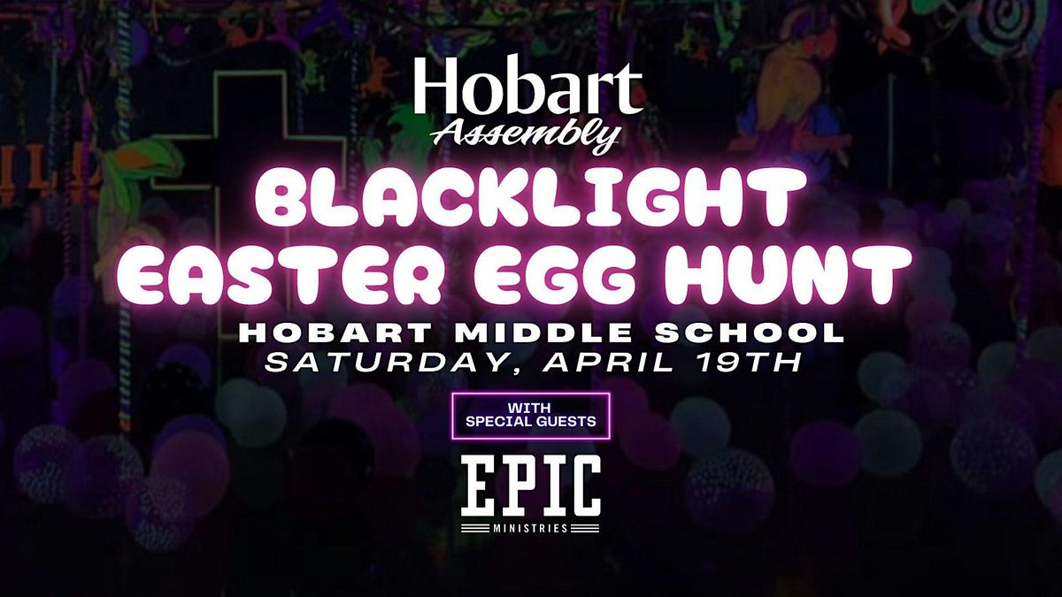 Blacklight Easter Egg Hunt