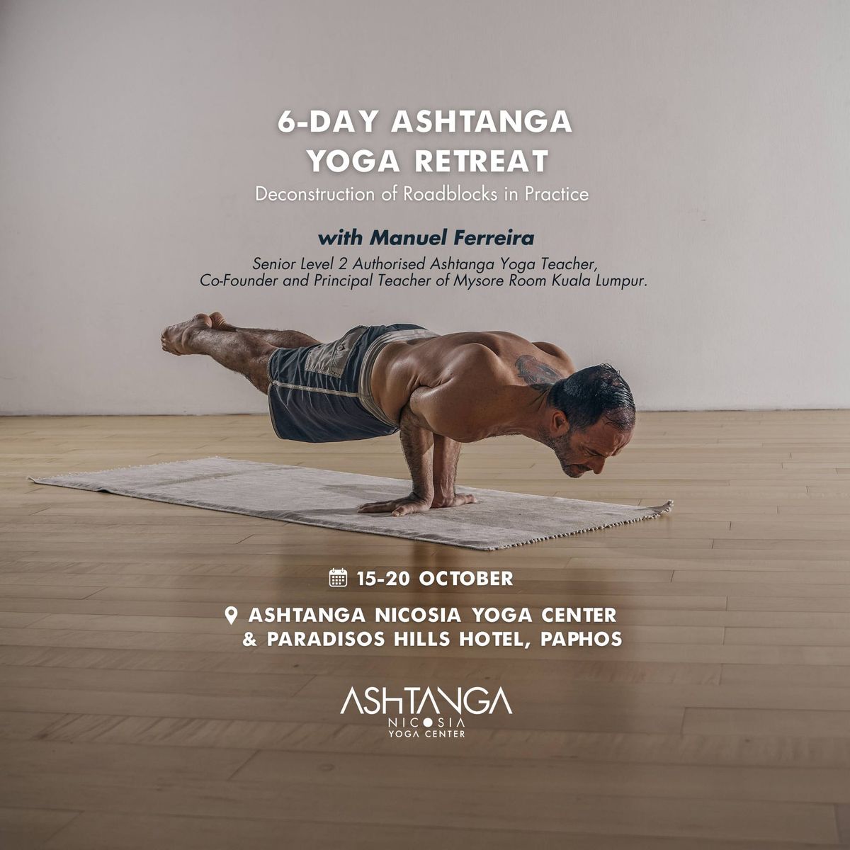 6-day Ashtanga Yoga Retreat with Manuel Ferreira