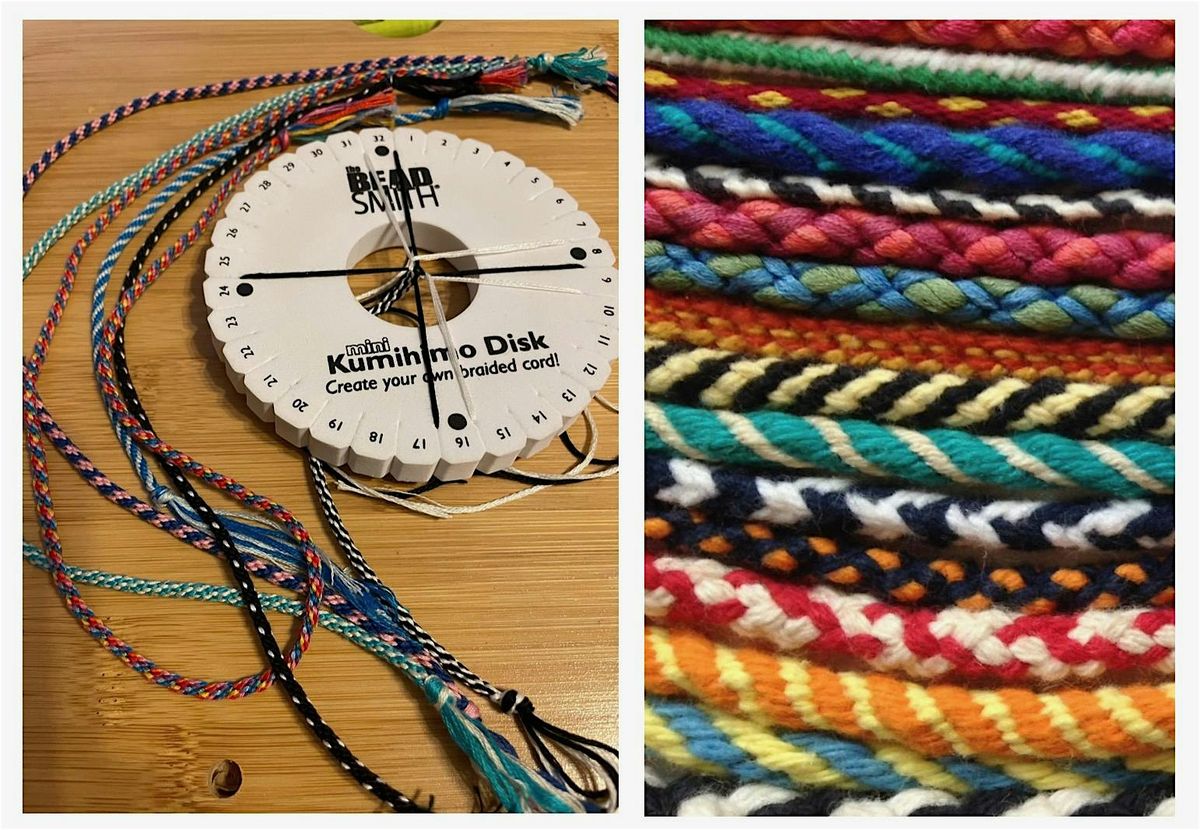 Introduction to Kumihimo Braiding: Weaving and Fiber Festival (WeFF)