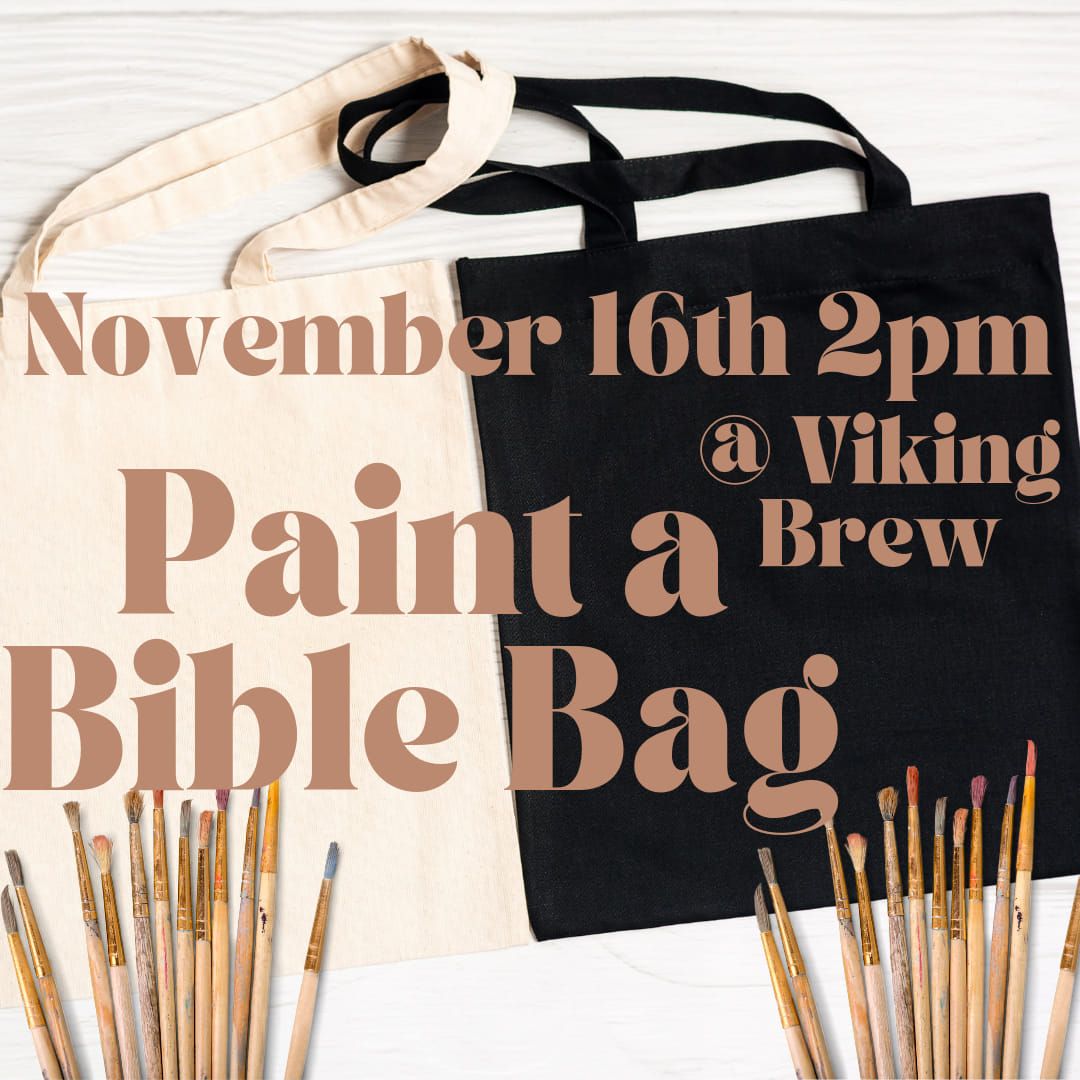 Paint a Bible Bag