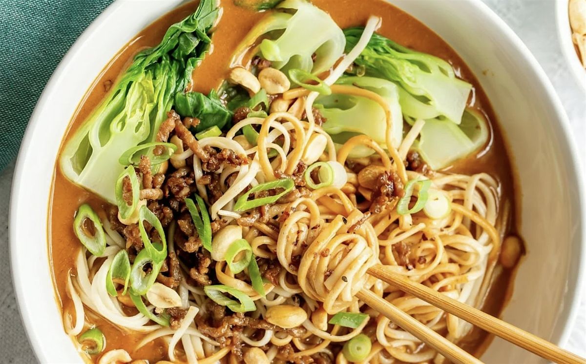 Make Dan Dan Noodles from scratch also the noodles & Taro Tapioca Pudding