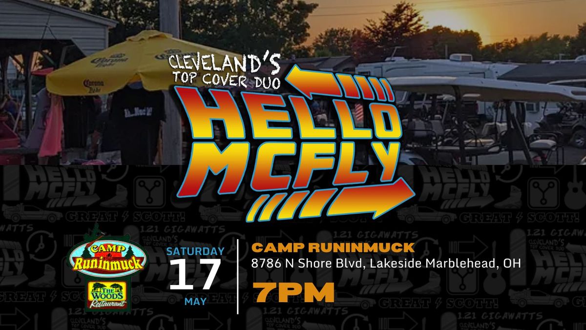 Hello McFly LIVE at Camp Runinmuck in Lakeside-Marblehead, OH