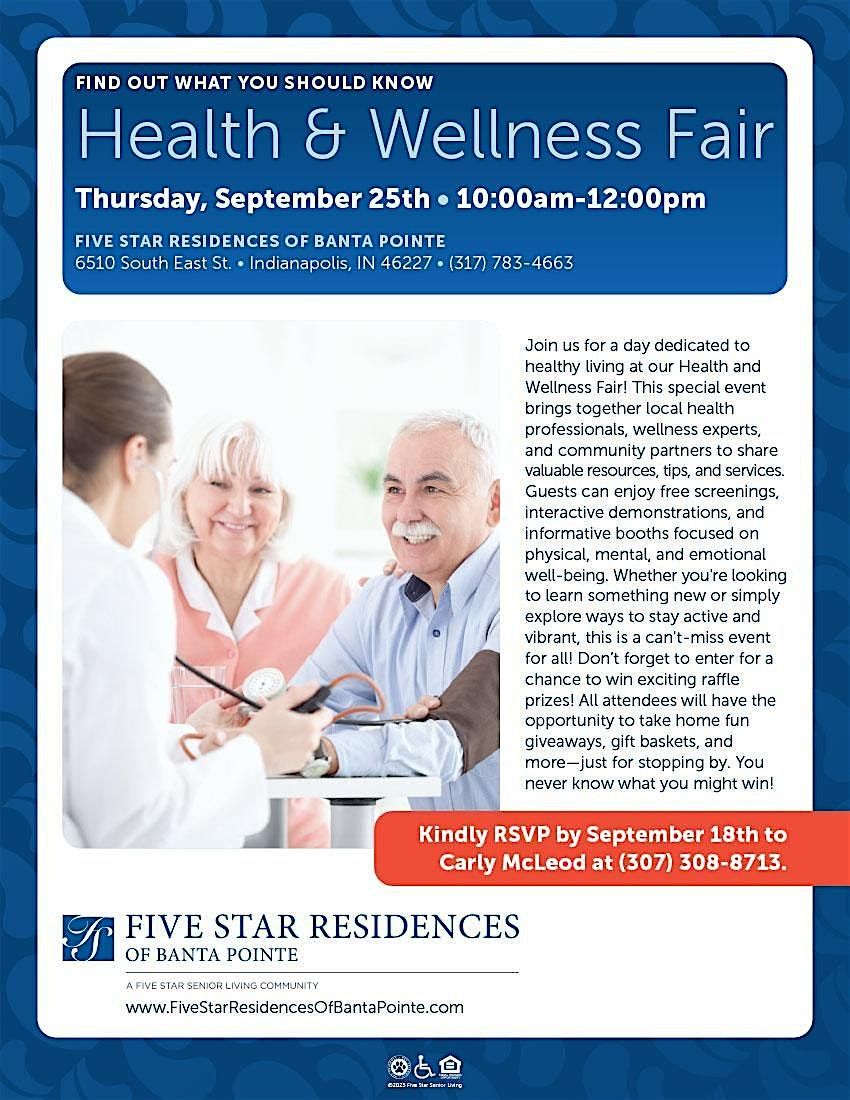Senior Health & Wellness Fair