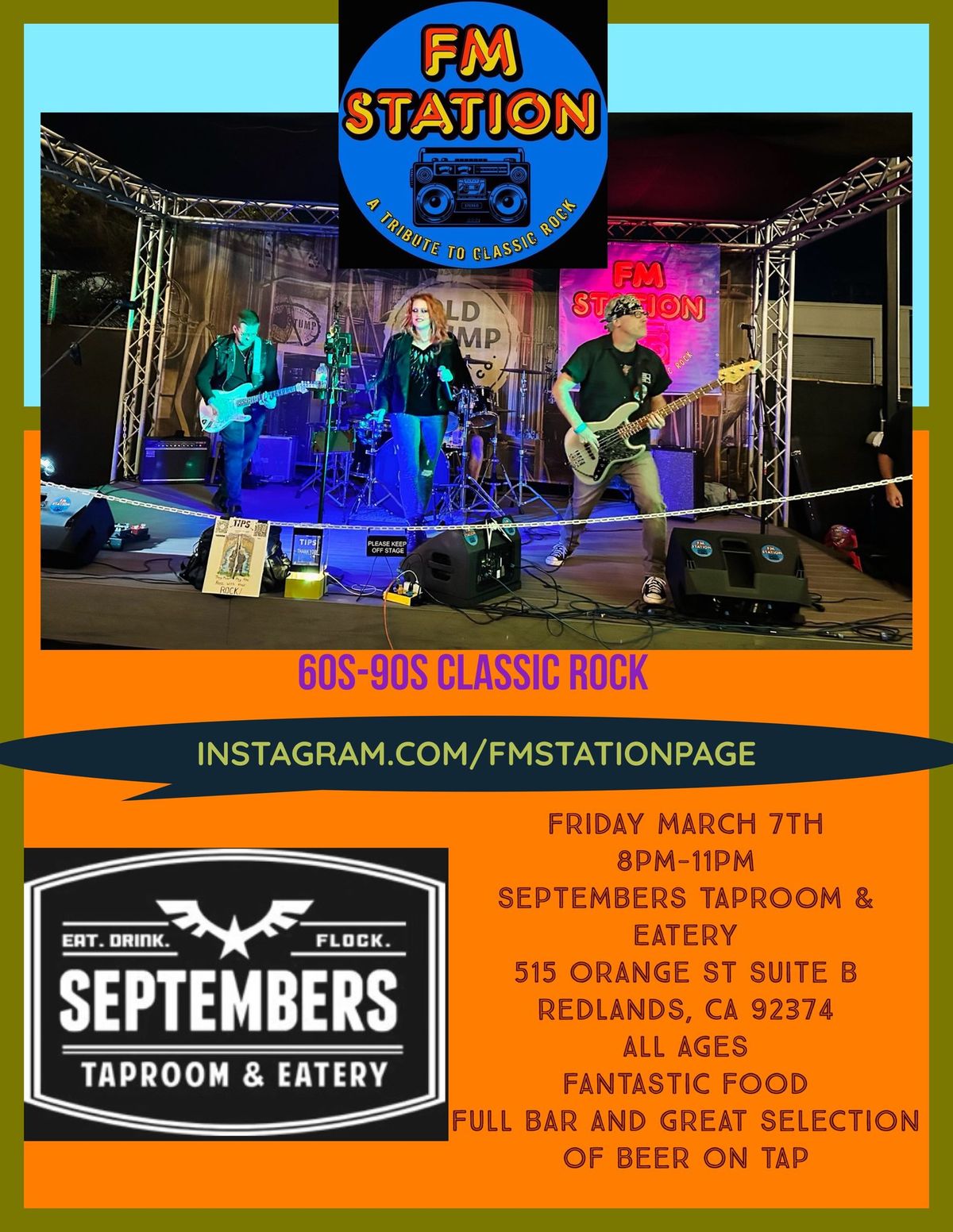 FM Station (A Tribute to Classic Rock) rolls back into Septembers Redlands