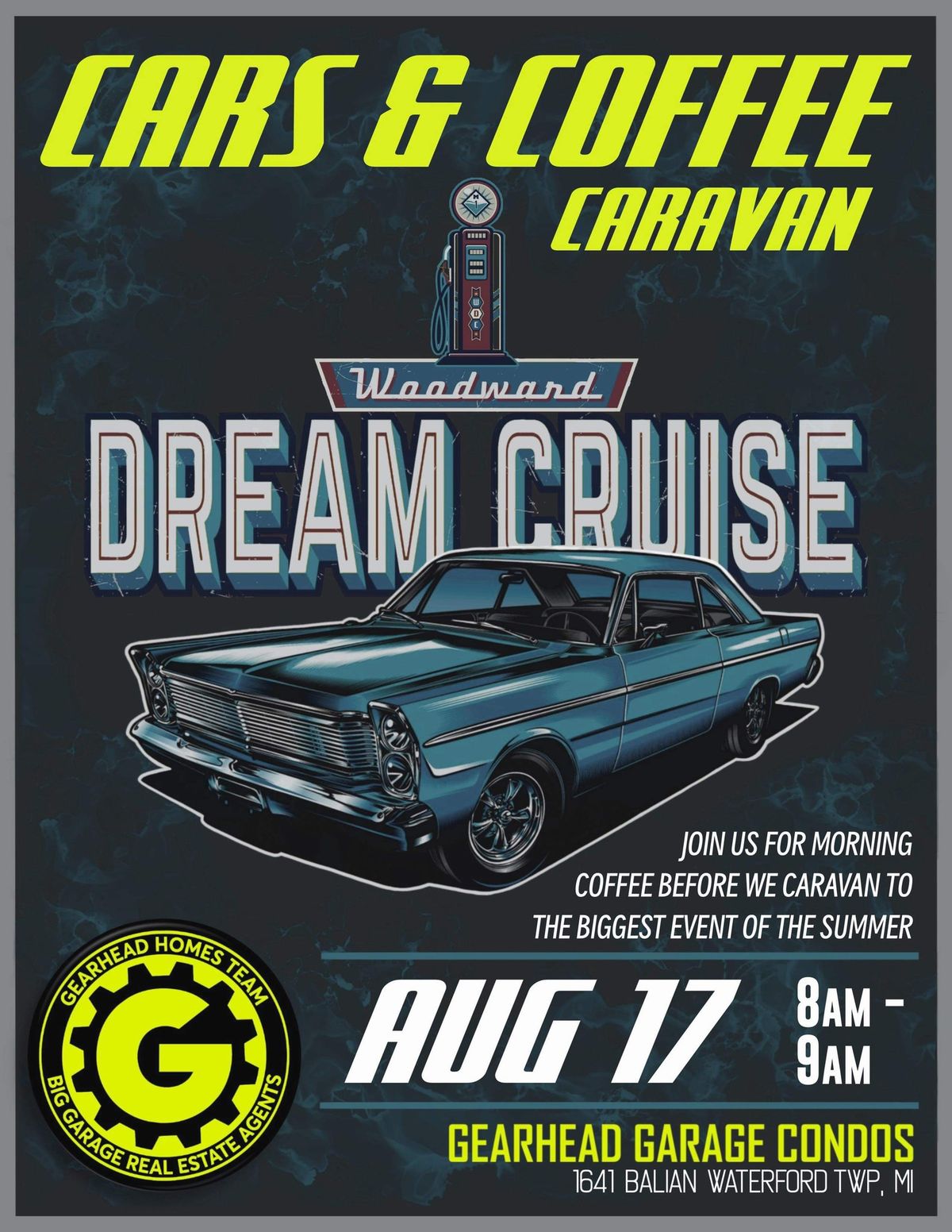 Woodward Dream Cruise Caravan 
