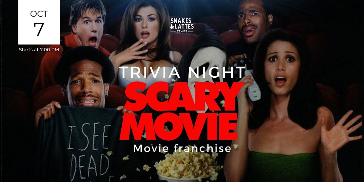 Scary Movie Trivia Night - Snakes & Lattes Tempe
