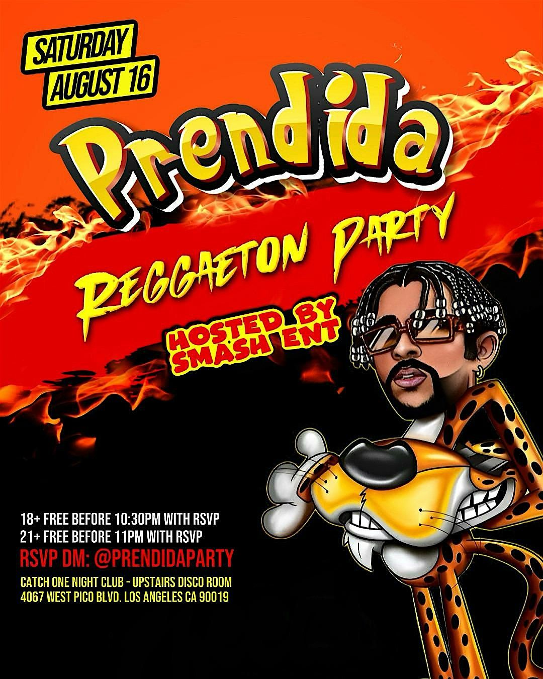Prendida Party at Catch One LA 18+