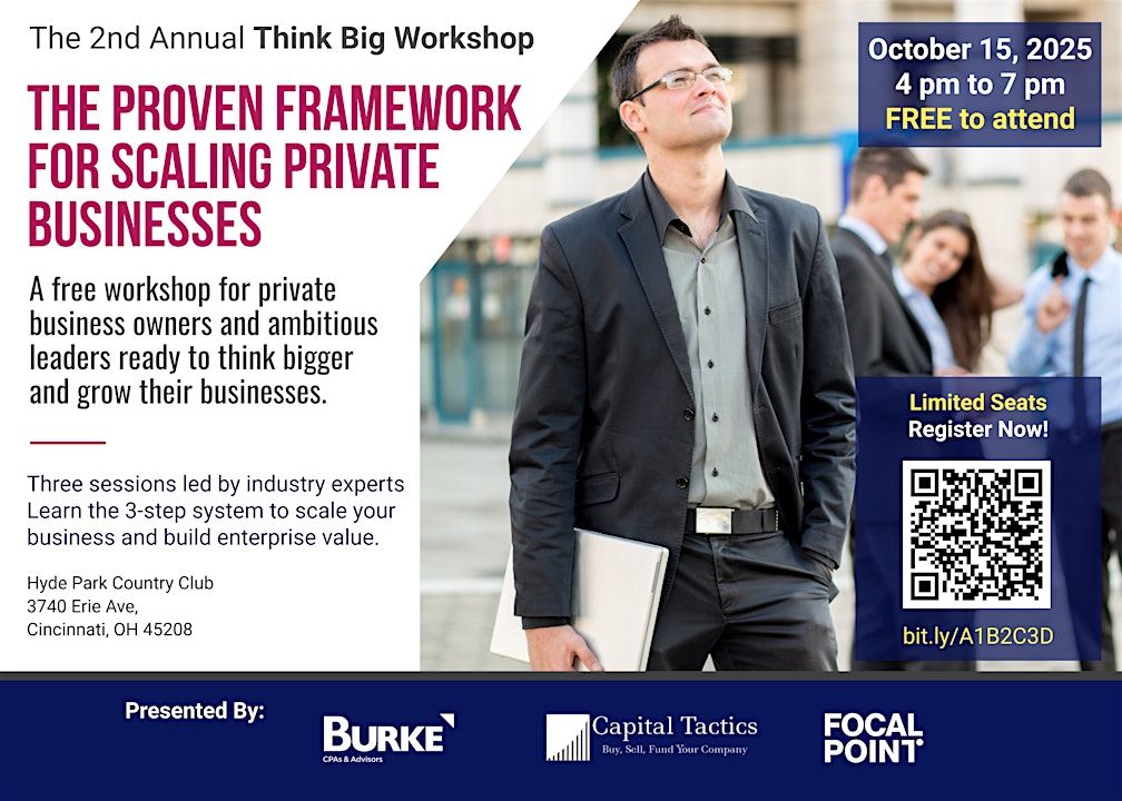 Think Big, Act Big, Be Big Business Workshop