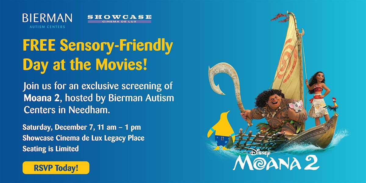 Join Us for a Sensory-Friendly Day at the Movies \u2013 Moana 2!