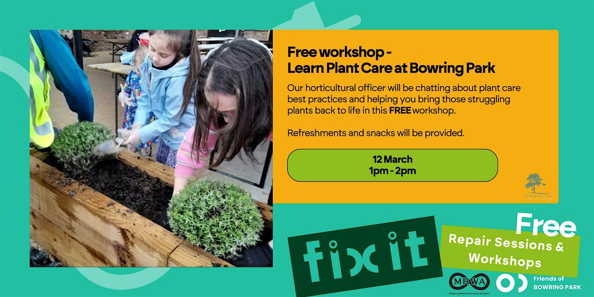 Free plant care workshop