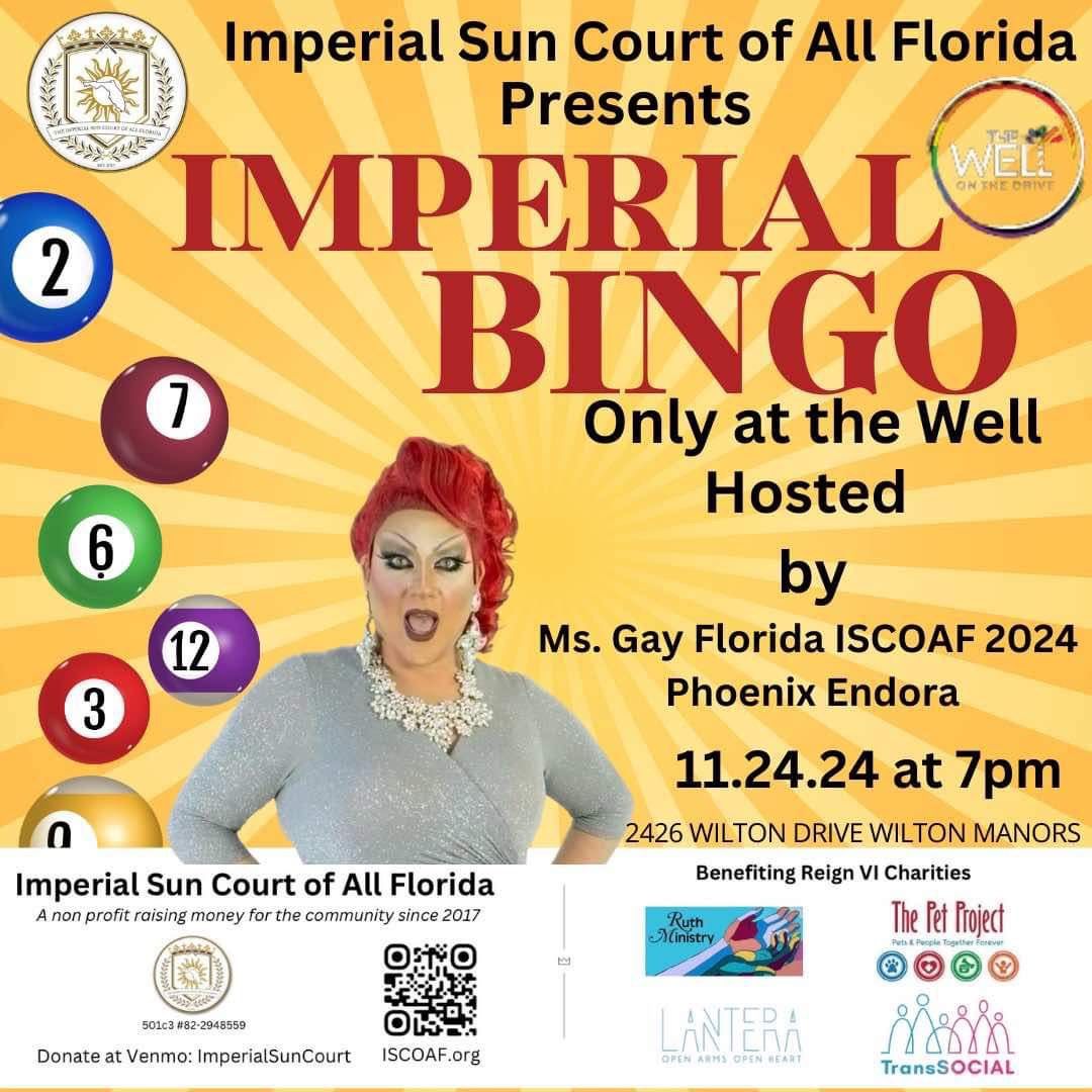 Bingo Hosted By Ms Gay ISCOAF 2024 Phoenix Endora