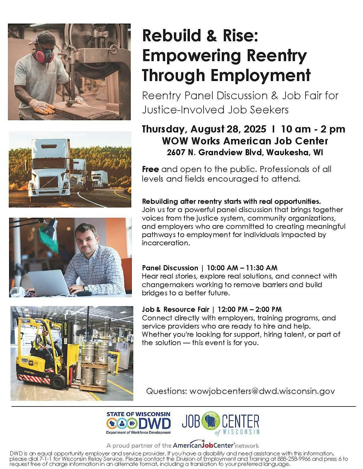 Employer Registration-Rebuild & Rise:  Empowering Reentry Job Fair
