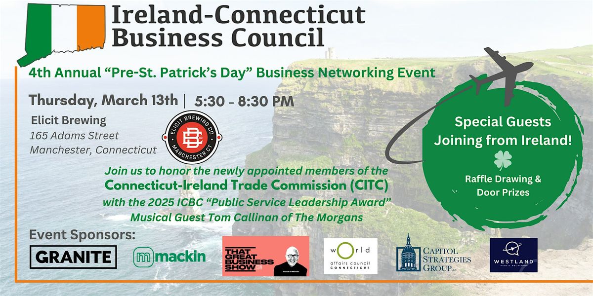 4th Annual \u201cPre-St. Patrick\u2019s Day\u201d Business Networking Event