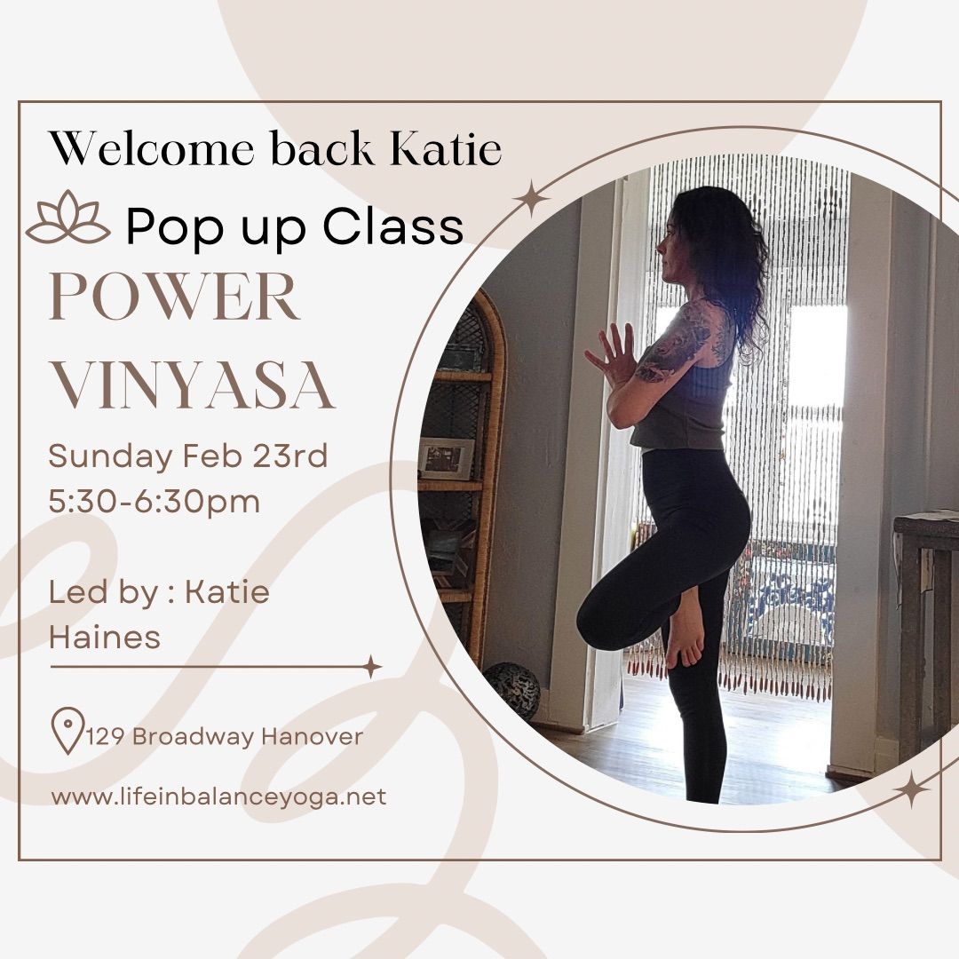 Power Vinyasa Pop up 