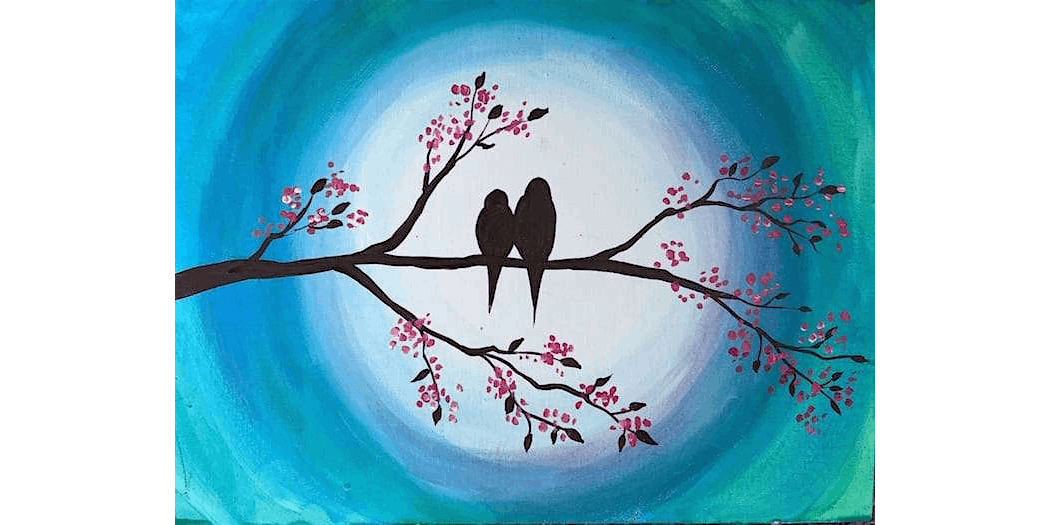 Lovebirds - Paint and Sip in Colorado Springs | Classpop!\u2122