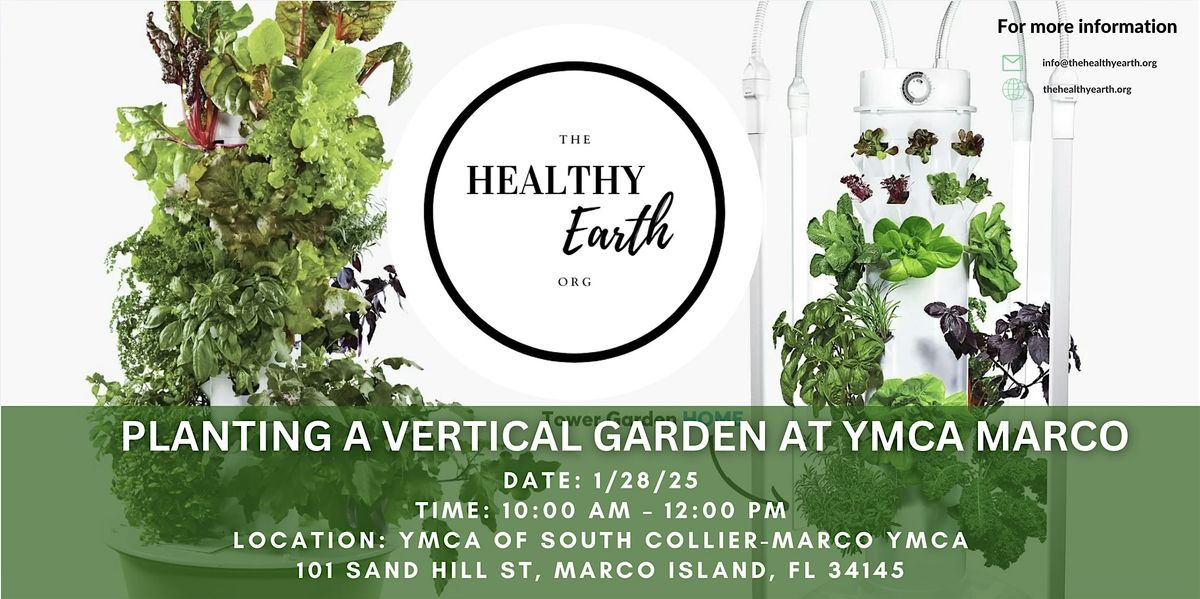 Planting a Vertical Garden at YMCA Marco