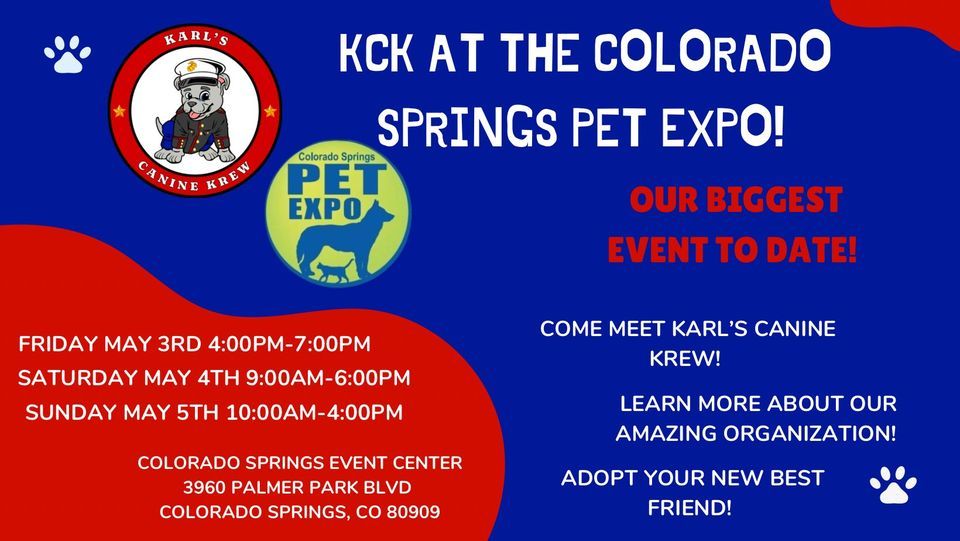 KARL'S CANINE KREW AT THE COLORADO SPRINGS PET EXPO
