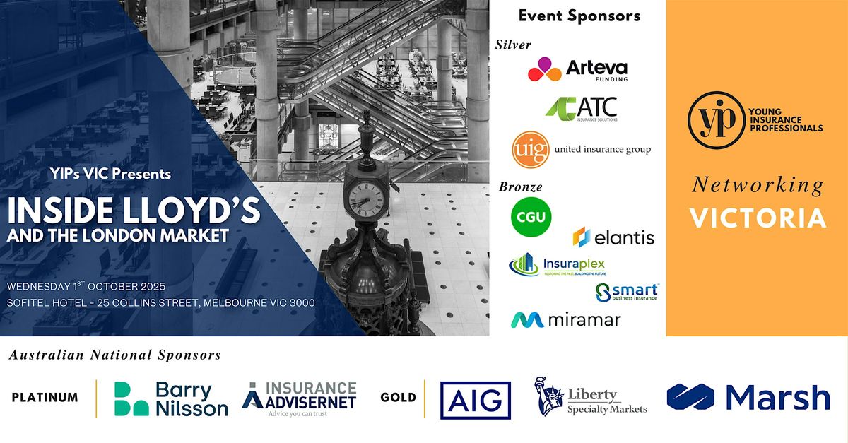 YIPs Vic Presents: Inside Lloyd\u2019s and the London Market