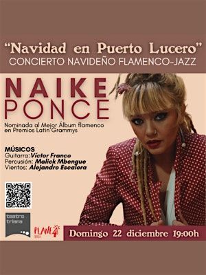 "Navidad en puerto Lucero" concierto navide\u00f1o Naike Ponce