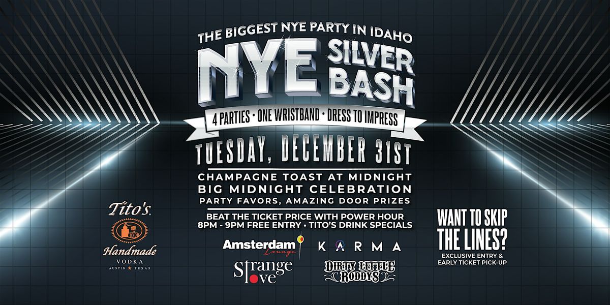 NYE Silver Bash | Official Downtown Boise Block Party