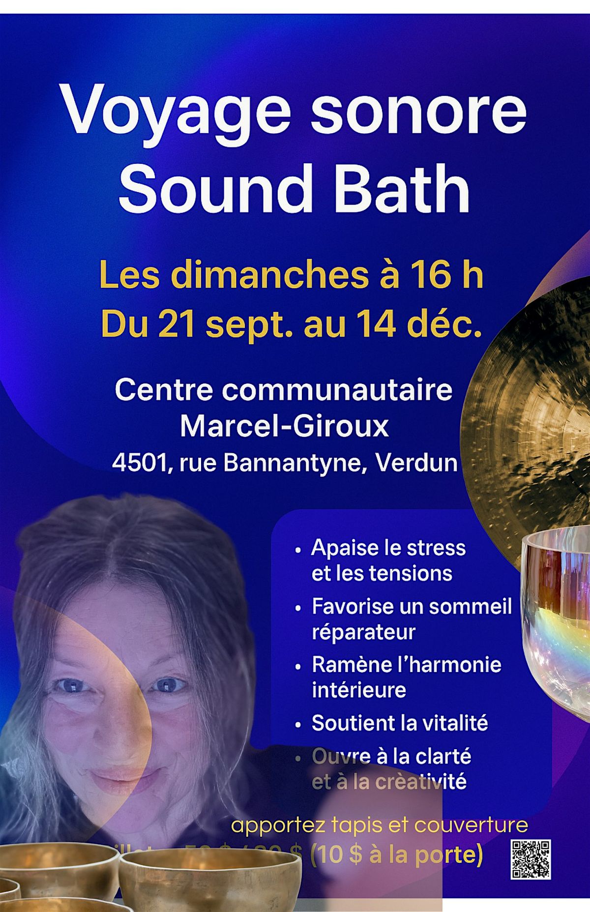 Sound healing \/ \t\u2022\t\u201cSpecial introductory rate \u2013 limited spots, book early!