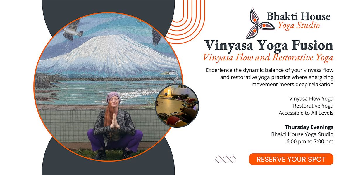 Vinyasa Flow & Restorative Yoga Fusion with Chessie