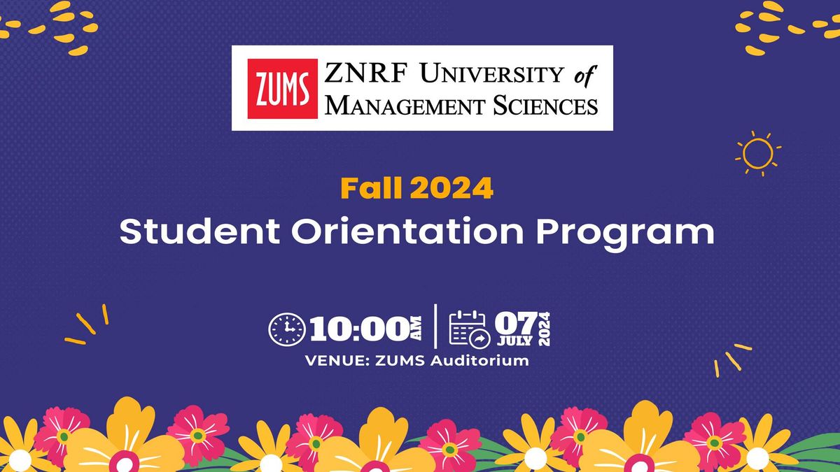 Student Orientation Program of fall 2024