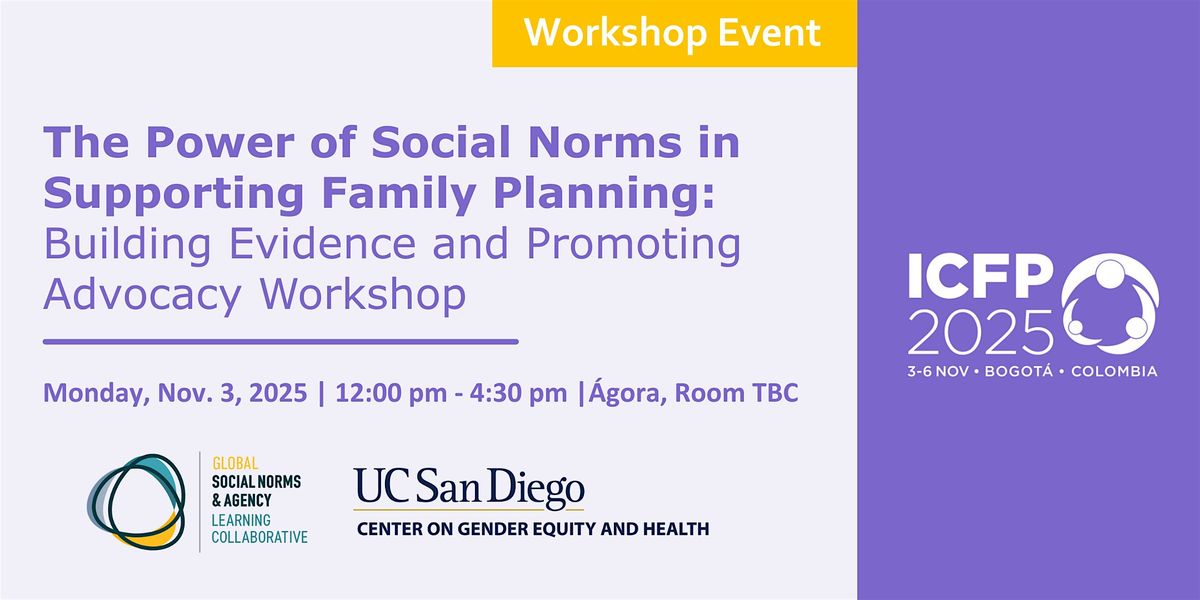 The Power of Social Norms in Supporting Family Planning (ICFP 2025 Event)