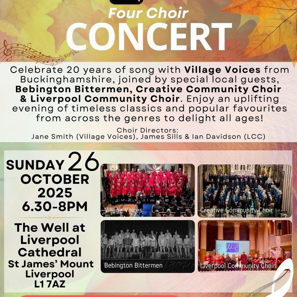 Four Choir Concert - 20th Anniversary Celebration