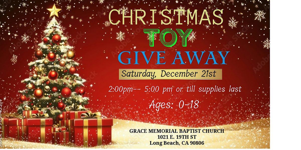 Grace Memorial Baptist Church Toy Give Away