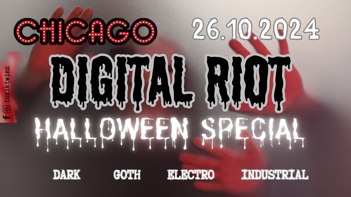 DIGITAL RIOT: Halloween Special \/\/ dark goth electro industrial \/\/ 26.10 \/\/ Chicago Bar \/\/ Krak\u00f3w