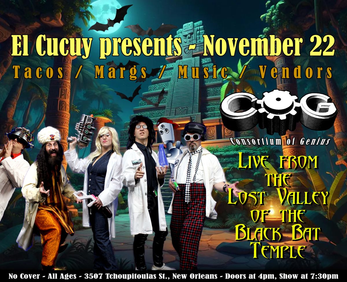 COG - Performing Live from the Lost Valley of the Black Bat Temple!